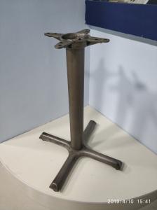 China Dia 3&quot; Column Steel Dining Table Legs Restaurant Furniture Powder Coat Finish factory