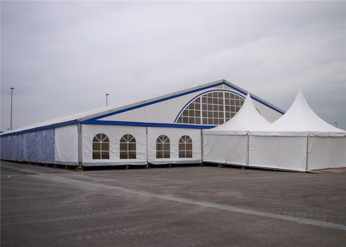 Elegant Square Tube Event Marquee Party Tent With Water Proof Fabric Sidewall
