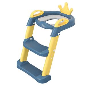 China Anti-Slip Pad and Step Stool Included 2 in 1 Potty Training Toilet for Kids Animal Pattern Potty Seat factory