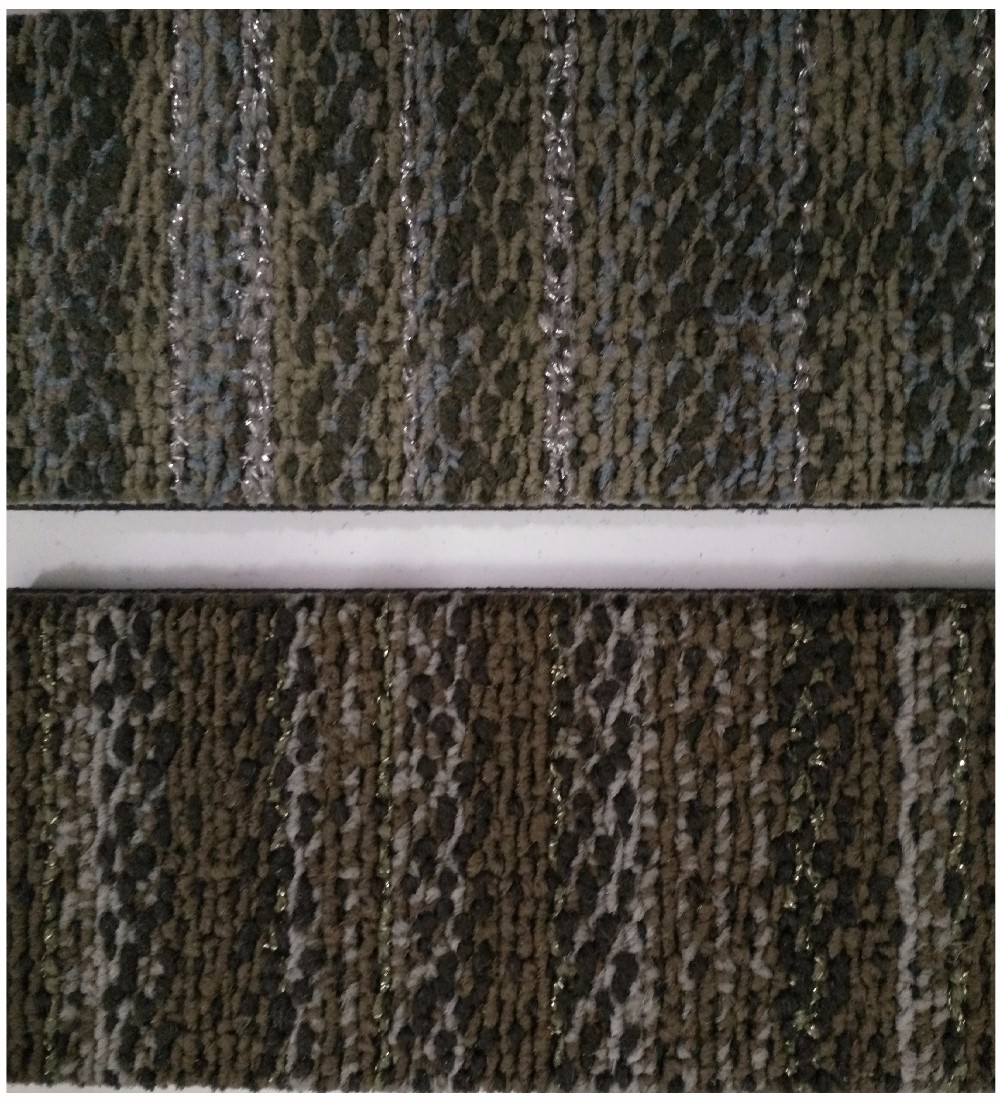 Grey Hotel Carpet Flooring / Large Commercial Rugs Machine Woven Technics