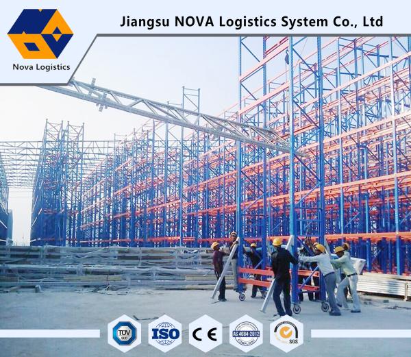 Prefabricated Construction Pallet Rack Accessories , Steel Structure Racking