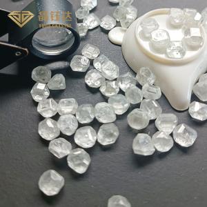 China DEF Color VVS VS SI Clarity HPHT Lab Grown Diamonds Round Uncut 3-4ct factory