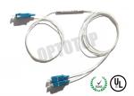 Customized Optical Fiber Coupler Splitter 850 nm Stain Steel Tube OM 1 / 2 / 3 /