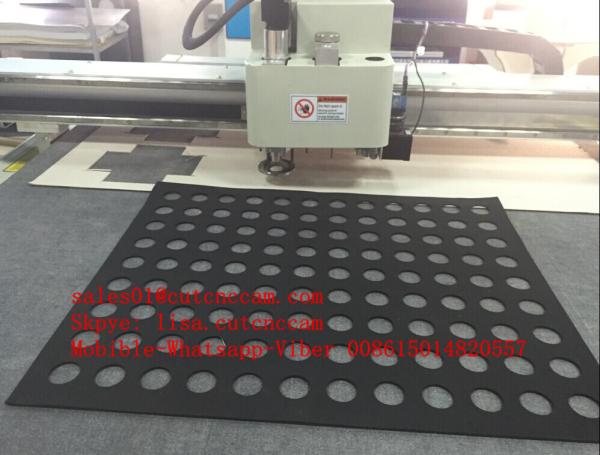 China Pneumatic Tire Diving SBR Rubber Foam Pattern Cutting Machine factory