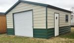 Small Warehouse Steel Building Construction With Rolling Door And Single Door