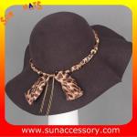 8300401 Sun Accessory customized winner fashion 100% Australia wool felt floppy