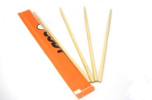 China Customized Package Round Sushi Bamboo Chopsticks Disposable Utensils factory