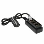 2 Pin Lemo To 4 Port Female D-Tap Splitter RED DSMC2 Jetpack RTmotion Sidekick
