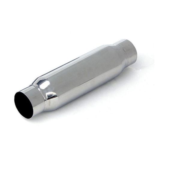 China 2.5"  Inlet Round 14" Stainless Steel Exhaust Resonator factory
