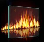 Fireplace Special Glass 3mm - 19mm Fire Resistant Glass For Public Places