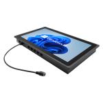18.5 Inch Waterproof Monitor in Black Stainless Steel Must-Have for Industrial
