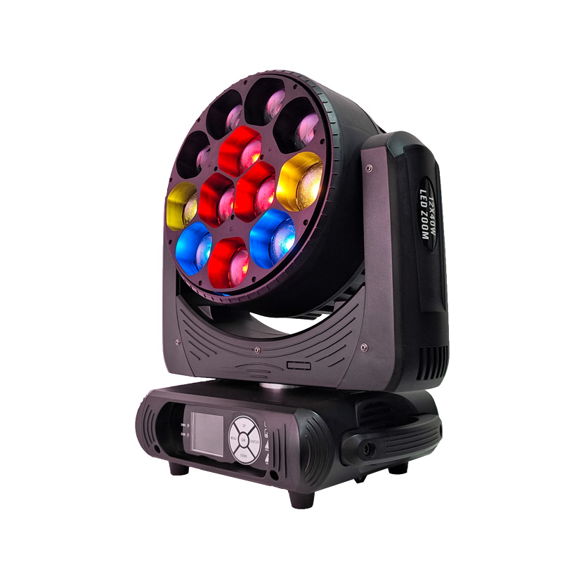 12pcs 40W LED Moving Head Focusing Dye Stage Lights For Outdoor Night Club
