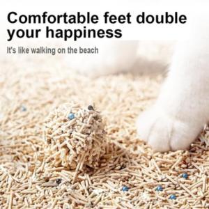 China Tofu Bentonite mixed litter Strong Agglomeration Flushable Mixed Cat Litter factory