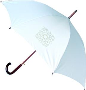 China Hotel Guestroom Strong Wind Resistant Umbrella 60cm 65cm Straight curved handle factory