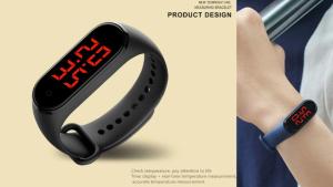 China Intelligent Heart Rate Monitor GPS Temperature Measuring Bracelet factory