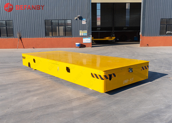 Can Turn Battery Trackless Transfer Trolley