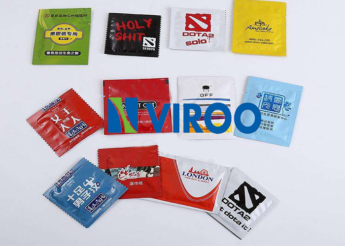 4 Side Sealing Length 125mm 100bags/Min Alcohol Pad Machine
