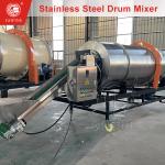 Industrial Large Capacity Stainless Steel Drum Mixer For Heavy-Duty Mixing