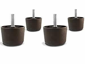 China SGS HDPE Easily Attach 1&quot; Couch Plastic Sofa Feet Replacement factory
