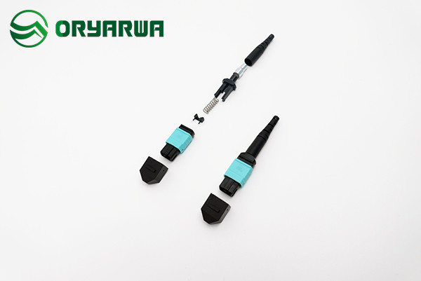 RoHS 3.0mm Female MPO Fiber Connector UPC APC Polished For FTTX