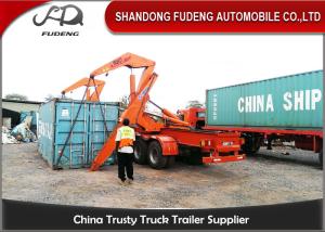 China Three Axles Container Side Loader Trailer / 40 Feet Side Loader Truck factory