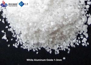 China High Purity 99.2% White Aluminum Oxide 0 - 1mm / 1 - 3mm Size Recycled factory