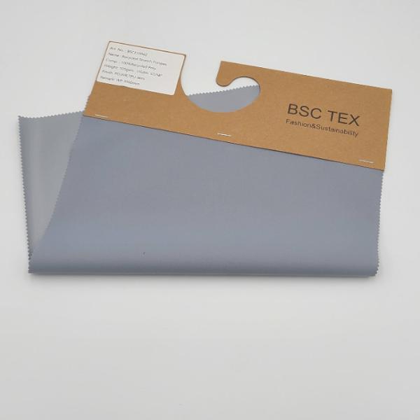 110gsm 58" Twill Eco Friendly Water Resistant Fabric Stretch Pongee TPU Membrane