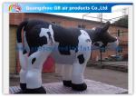 Advertising Large Inflatable Cow / Giant Inflatable Cow Model For Factory