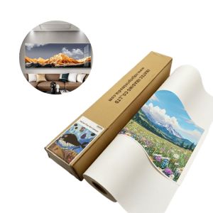 Premium Latex UV Matte Canvas Custom Printing Polycotton Canvas Roll