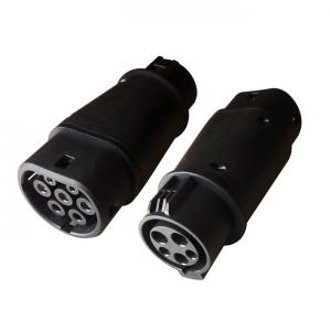 China 32A 7.2kW Type 1 To Type 2 EV Adapter Cable 32A IEC 62196-2 factory