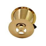 Titanium Coated Gold Pour Over Metal Cone Coffee Filter Dripper Reusable
