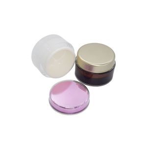 Leak Proof 100g Acrylic Cream Jar With Round Screw Cover