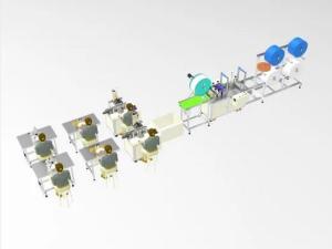 China 9kw N95 Face Mask Making Machine , N95 Mask Manufacturing Machine AC220V 50Hz factory