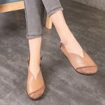 S516 Single shoes 2020 spring retro leather casual handmade leather stitching