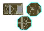 Amateur Radio Antenna TG170 Rogers Material Pcb Without Soldermask , 2oz