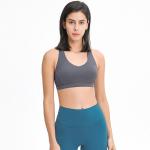 High Quality Wholesale Racer Back V Neck Sports Bra Custom Logo Gym Bras Sports