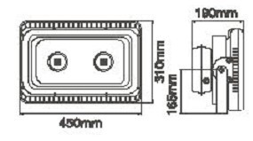 100W outdoor led lights IP65 supplier