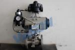 Pipe Line Pneumatic On Off Valve Customize Color Low Flow Resistance