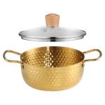 Wholesale Silver Korean Cookware Sauce Pot Stainless Steel 430 Soup Pot With