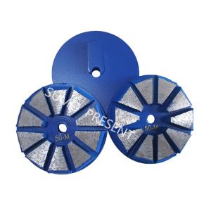 China 3&quot;10 Segments Redi Lock Diamond Grinding disc for Husqvarna factory