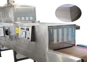 China Uniform Heating Microwave Paper Dryer Machine , 60KW Continuous Vacuum Belt Dryer factory