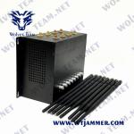8 Channels 240VAC WiFi LoJack Jammer 50m UHF VHF 3G 4G 5G GPS