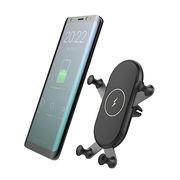 China CAR WIRELESS CHARGER FBA amazon shipping N5 10W QI car mount wireless charger for car factory