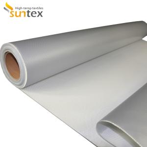 China One Side Silicone Coated Fiberglass Fabric - Removable Thermal Insulation Jackets, Blankets Material factory
