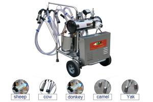 China Diesel Engine Mobile Cow Portable Milking Machine Electric Goat Vacuum Pump factory