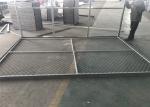 Temporary Construction Fencing Panels 1-⅜" tube vertical brace Chain Link Fence