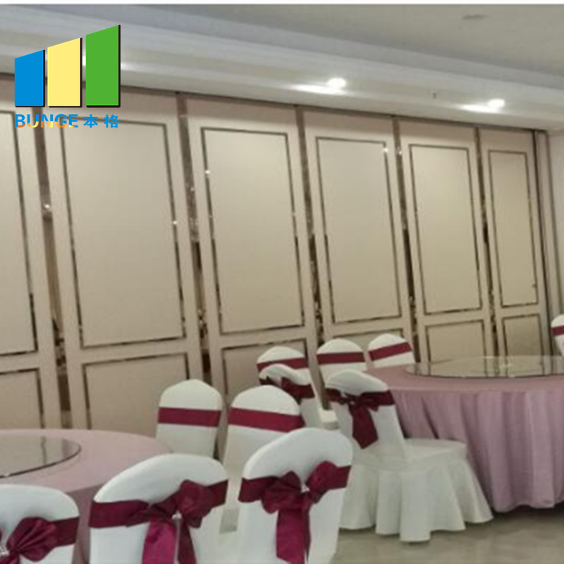Aluminium Track Hanging Moving Folding Partition Walls / Conference Room Partition Wall
