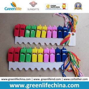 China China Factory Direct Supply Colorful Standard Plastic Promotional Lanyard Whistles factory