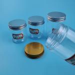 Metal Screw Lid Plastic Bottle Jar 1460ml Dry Food Packaging 200mm Height