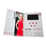 Video In Folder Business Invitation Cards A5 A4 Dimension Electric Video Book